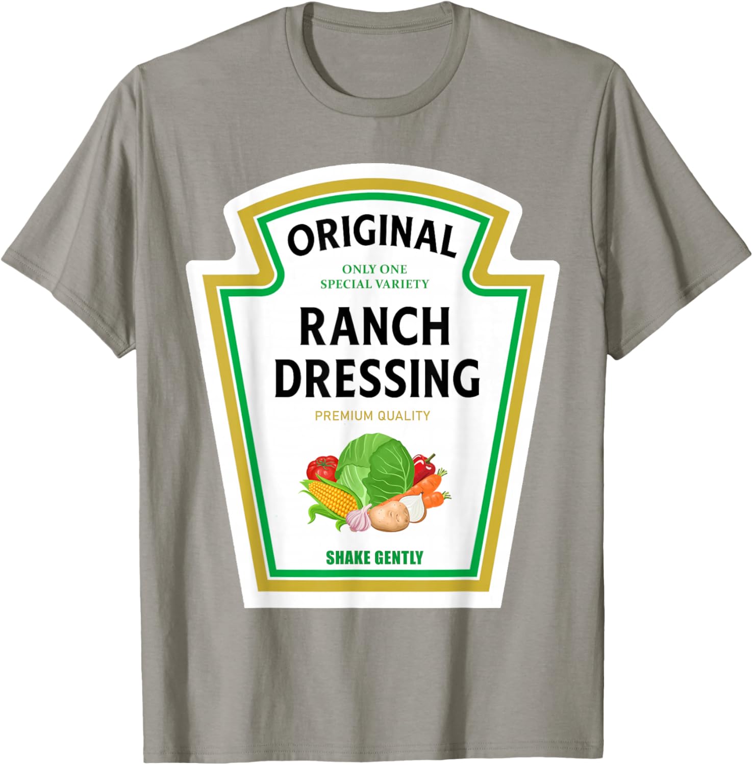 Ranch Dressing 2024 Ketchup Mustard Mayo Halloween Matching T-Shirt - T-Shirt | Sand