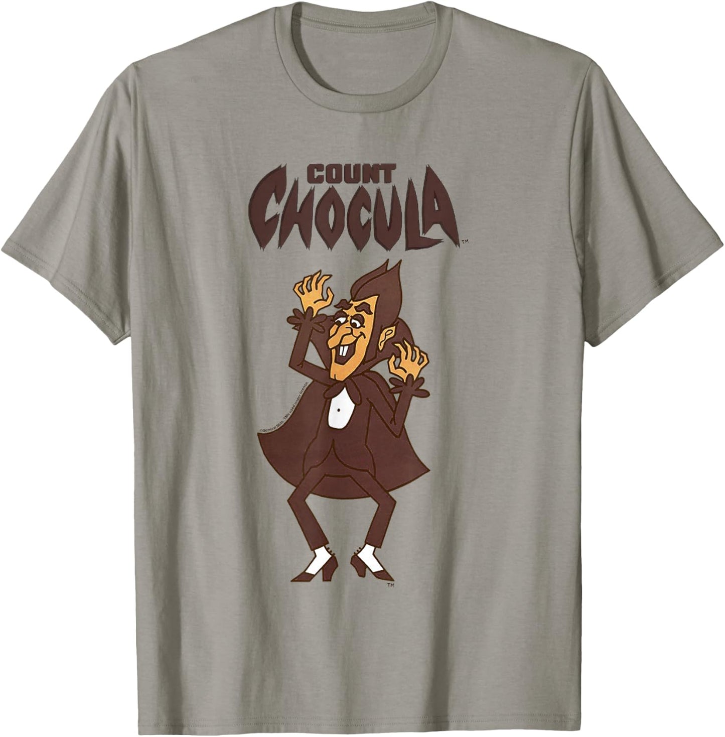 Count Chocula Spooky Epic Pose Vintage Big Chest Portrait T-Shirt - T-Shirt | Sand