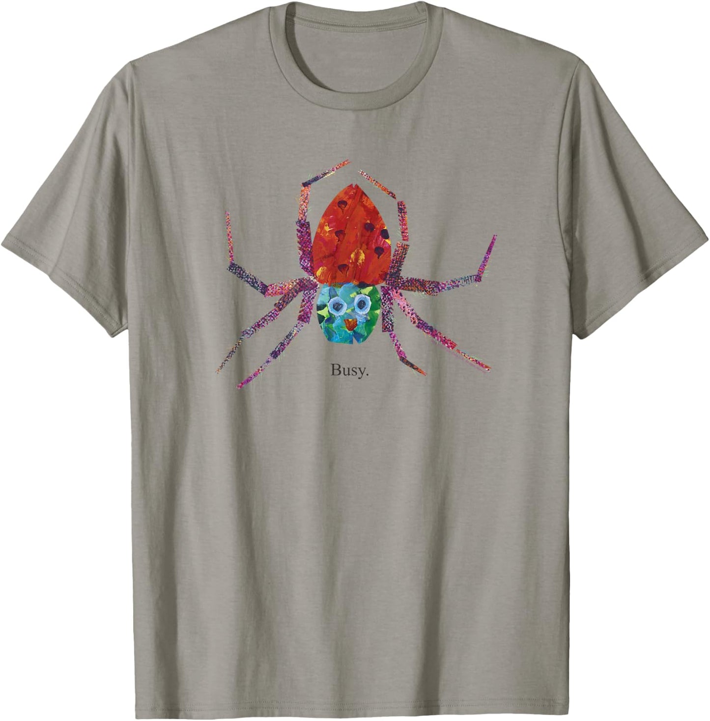 Eric Carle The Very Busy Spider Children's Book T-Shirt - T-Shirt | Sand