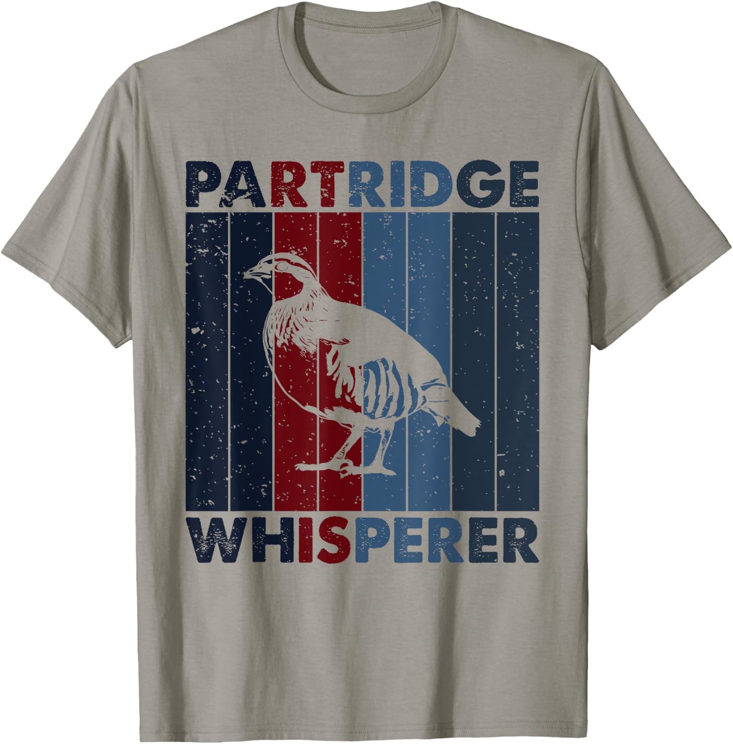 Hunting Dad Mom Whisperer - Hunter Vintage Partridge T-Shirt - T-Shirt | Sand