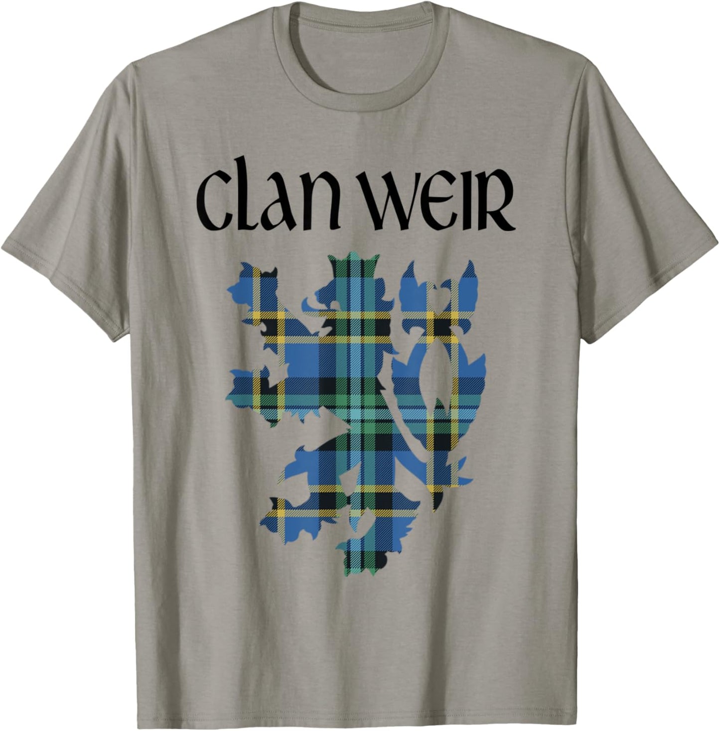 Clan Weir Tartan Scottish Family Name Scotland Pride T-Shirt - T-Shirt | Sand