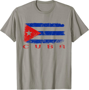 Cuba Flag, Cuba Travel, Cuba Holiday, Cuban, Cuba T-Shirt - T-Shirt | Sand