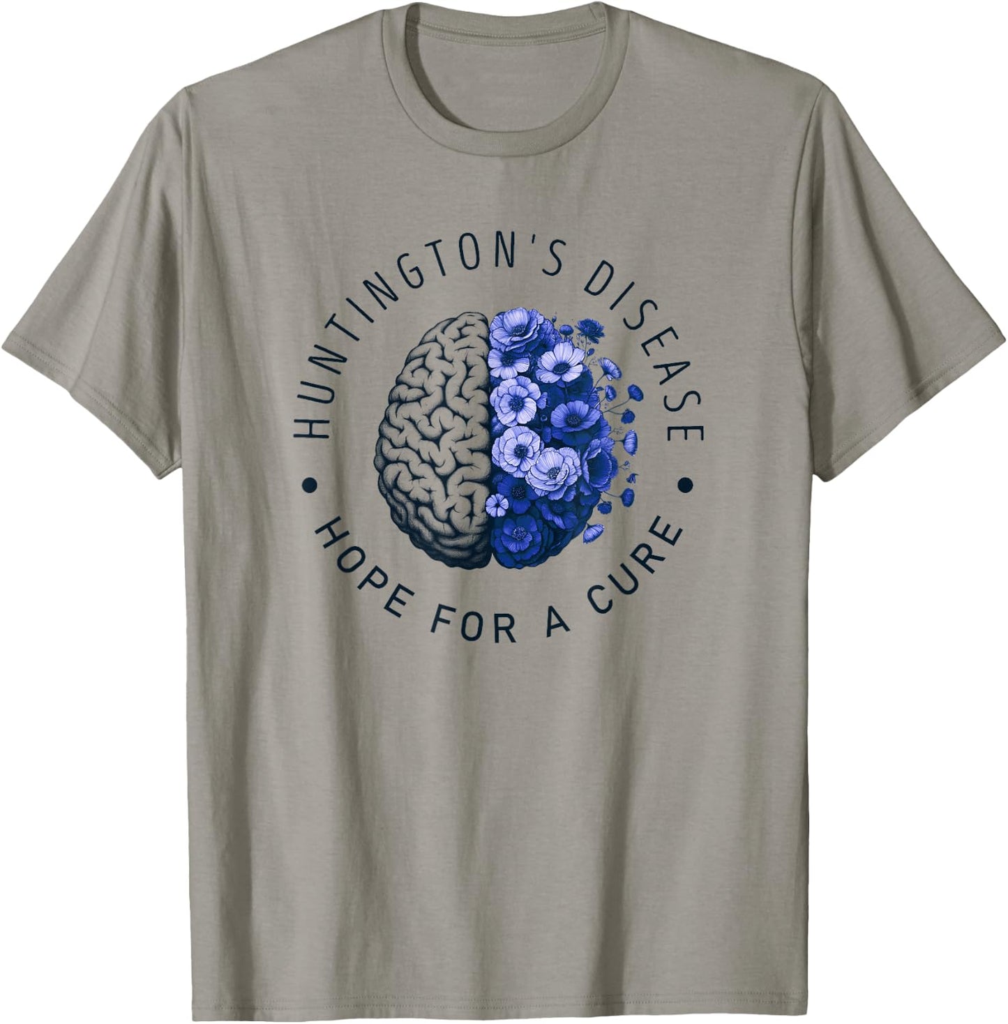 Huntington's Disease Awareness Hope for a Cure T-Shirt - T-Shirt | Sand
