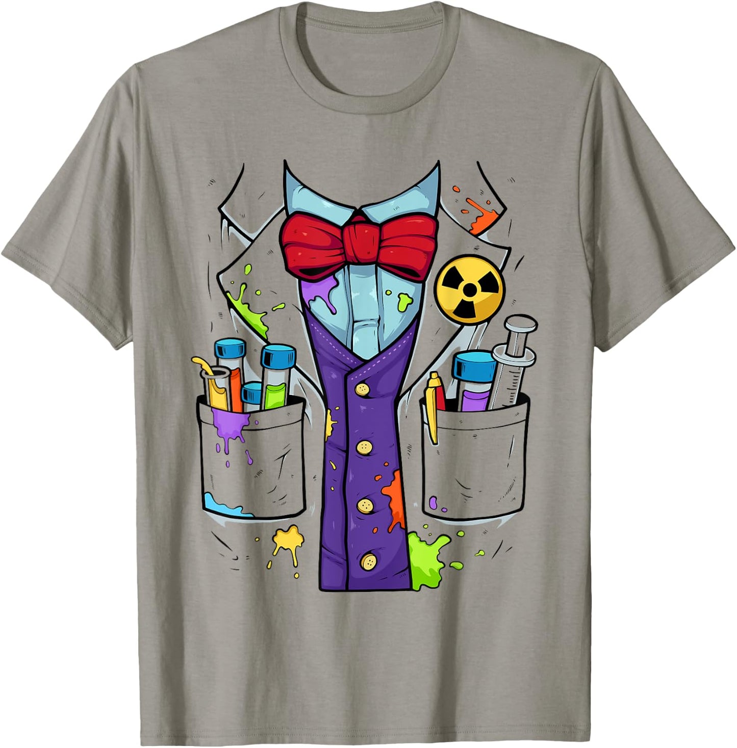 Easy Mad Scientist Halloween Costume Shirt Lazy Halloween T-Shirt - T-Shirt | Sand