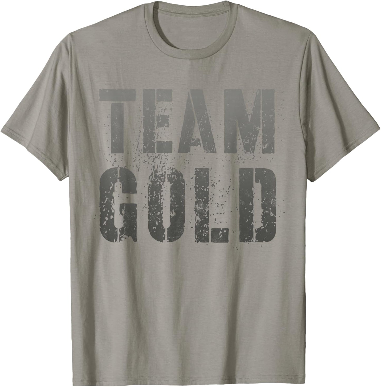 Vintage TEAM GOLD Summer Camp War Game Sports In September T-Shirt - T-Shirt | Sand