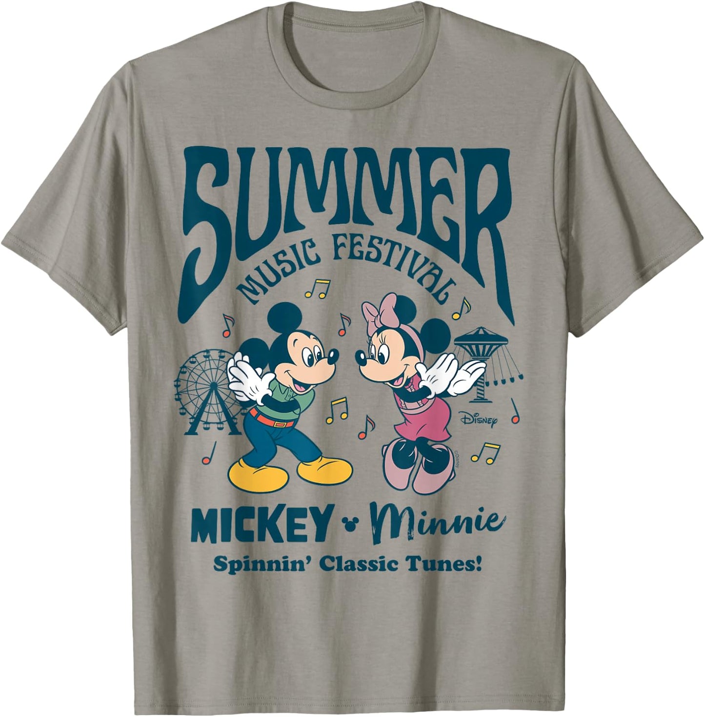Disney - Mickey Minnie Summer Music Festival T-Shirt - T-Shirt | Sand