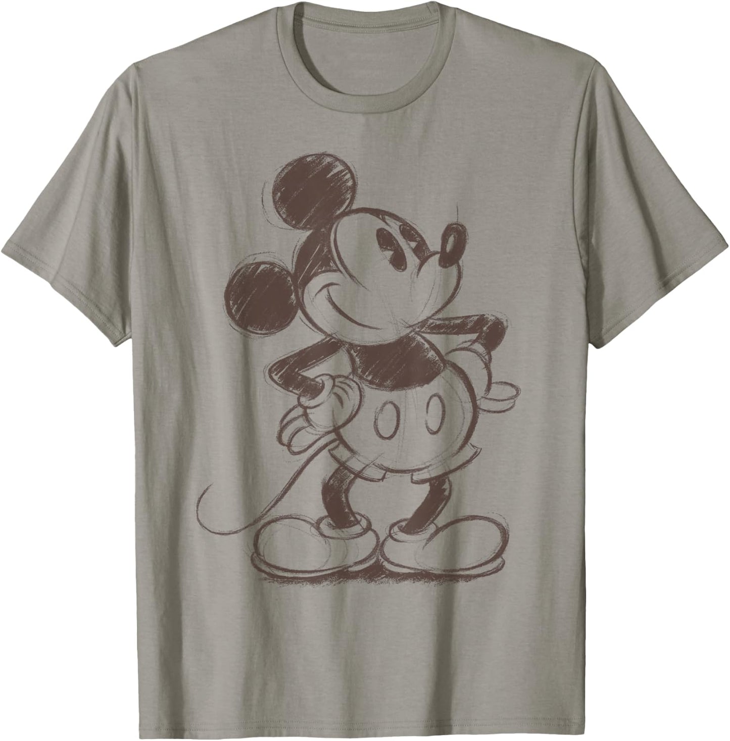 Disney Mickey Mouse Pencil Sketch Original T-Shirt - T-Shirt | Sand