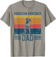 Dog Ridgeback Dad - Vintage Rhodesian Ridgeback Dad T-Shirt - T-Shirt | Sand