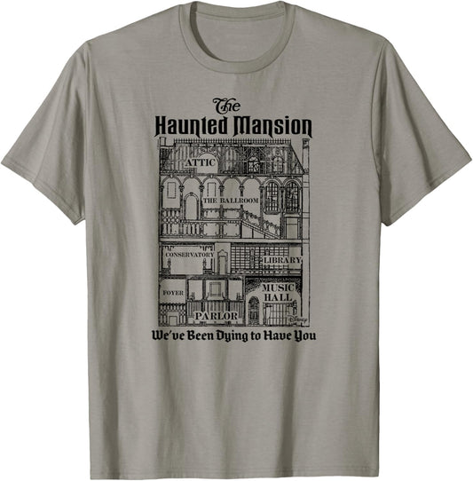Haunted Mansion - Dying to Have You T-Shirt - T-Shirt | Sand