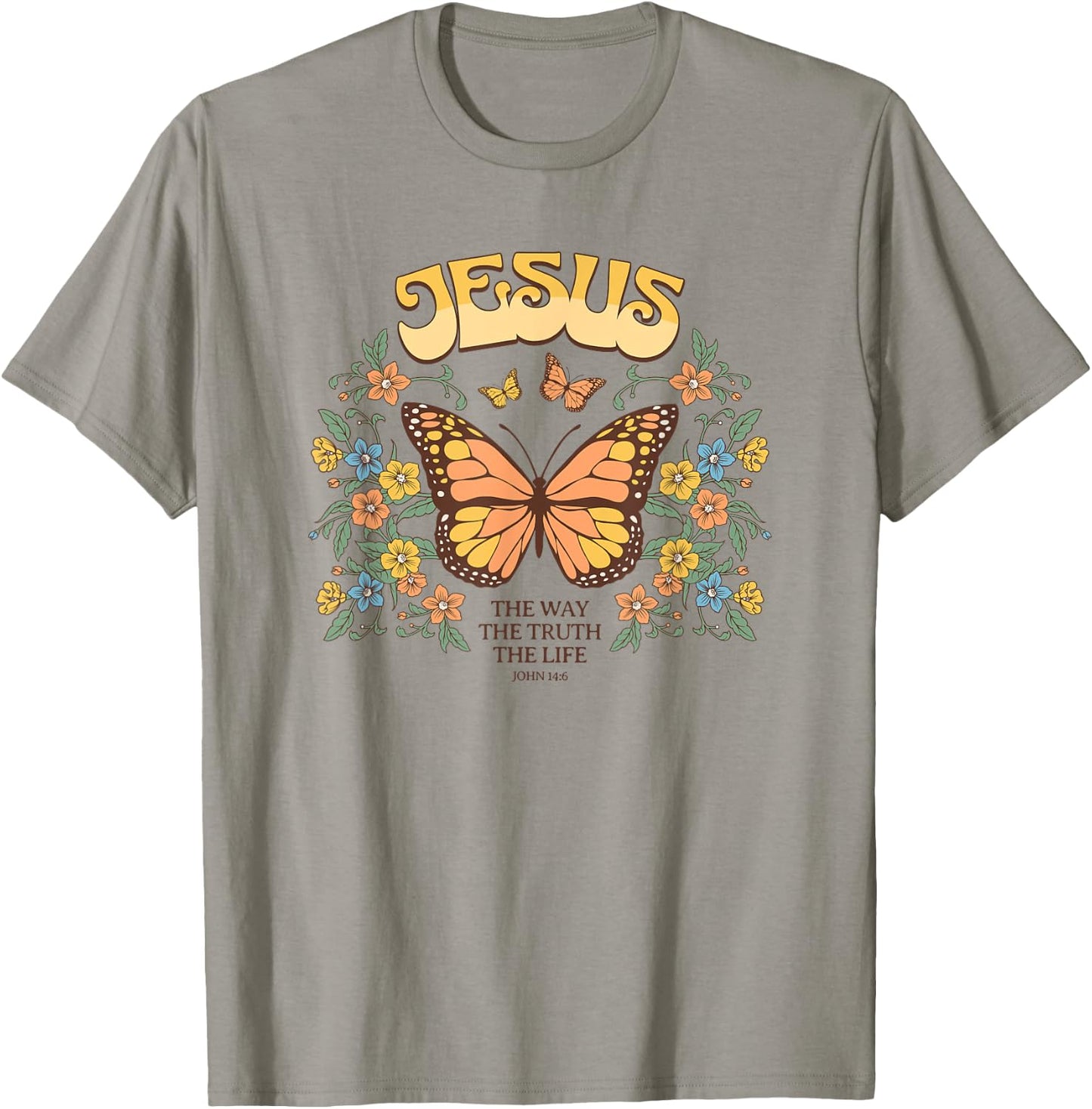 jesus the way the truth and the life Christian T-Shirt - T-Shirt | Sand