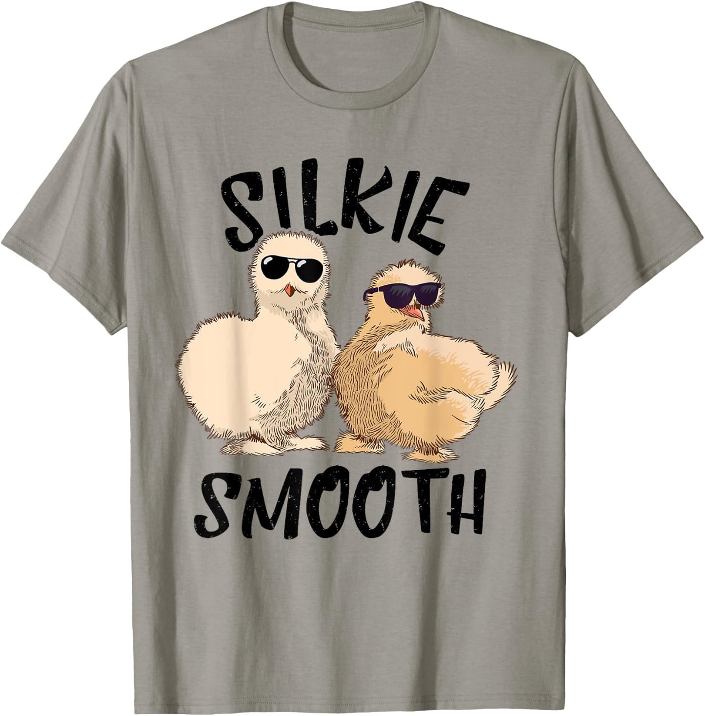Funny Silkie Chicken Silkie Smooth Silkie Chicken Lover T-Shirt - T-Shirt | Sand
