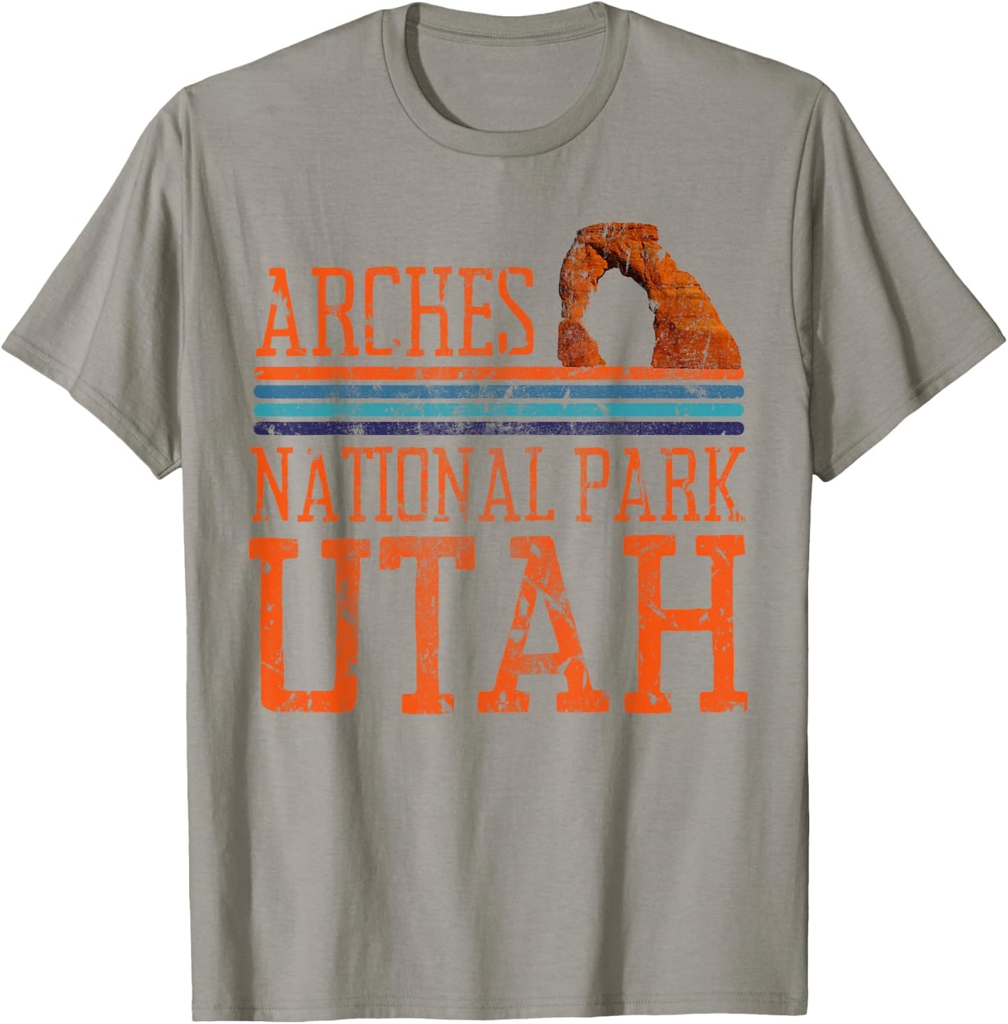 Arches Utah Nature Hiking Outdoors Vintage T-Shirt - T-Shirt | Sand