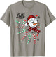 Lolli Snowman Candy Cane Christmas Xmas Funny T-Shirt - T-Shirt | Sand