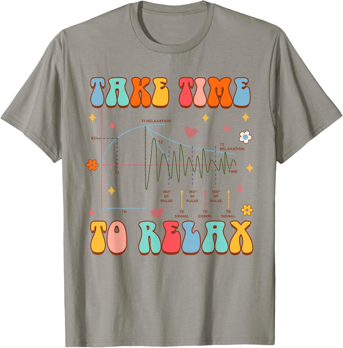 MRI Technologist Radiology Radiologist Takes Time To Relax T-Shirt - T-Shirt | Sand