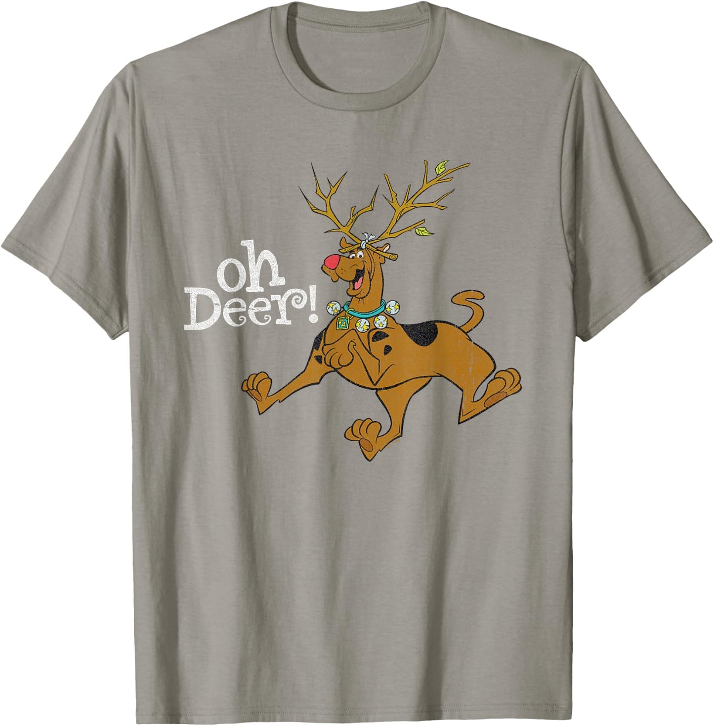 Scooby-Doo Christmas Oh Deer! Scooby Rudolph T-Shirt - T-Shirt | Sand