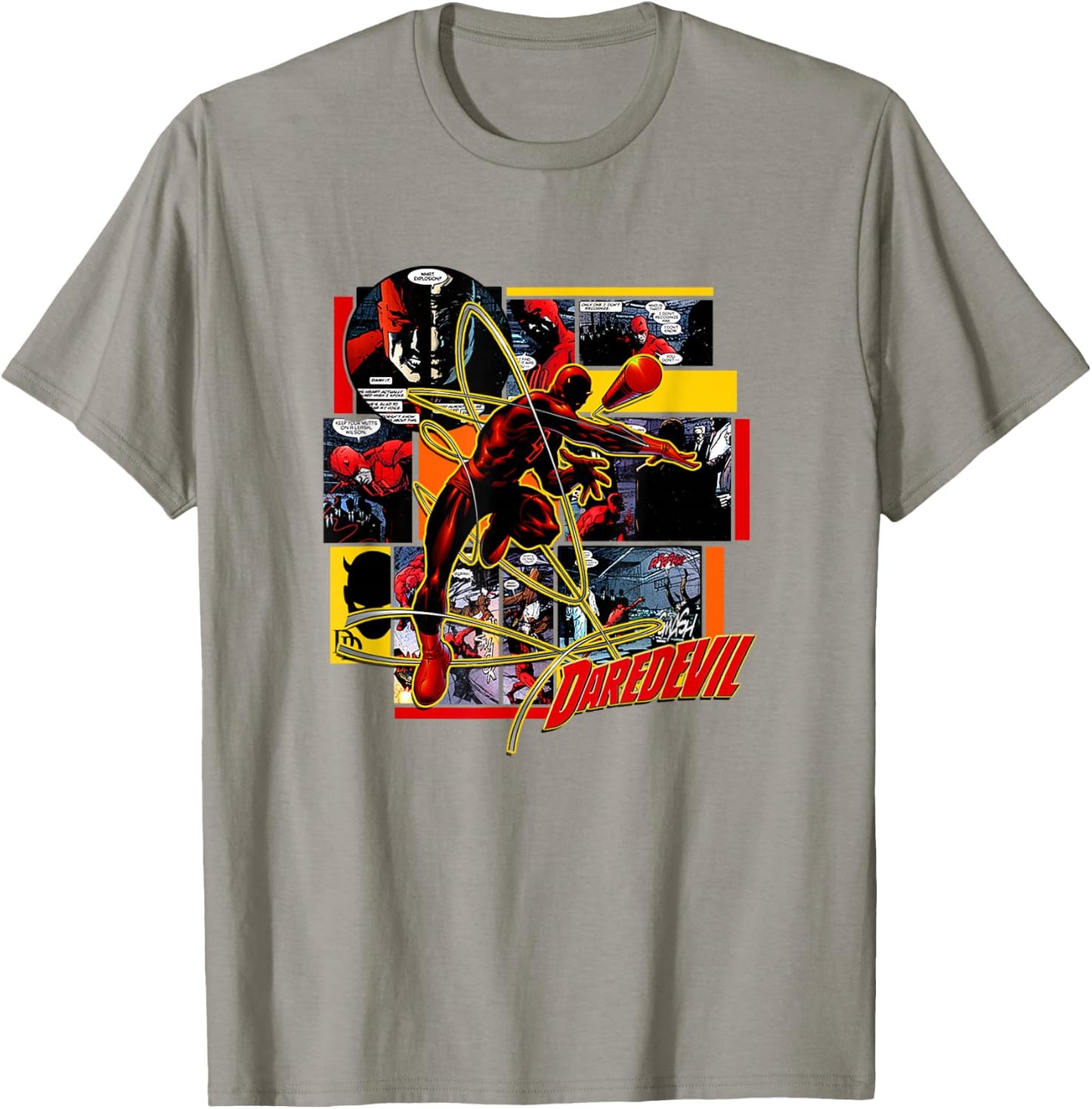Marvel Comics Retro Classic Daredevil Comic The Billy Club T-Shirt - T-Shirt | Sand