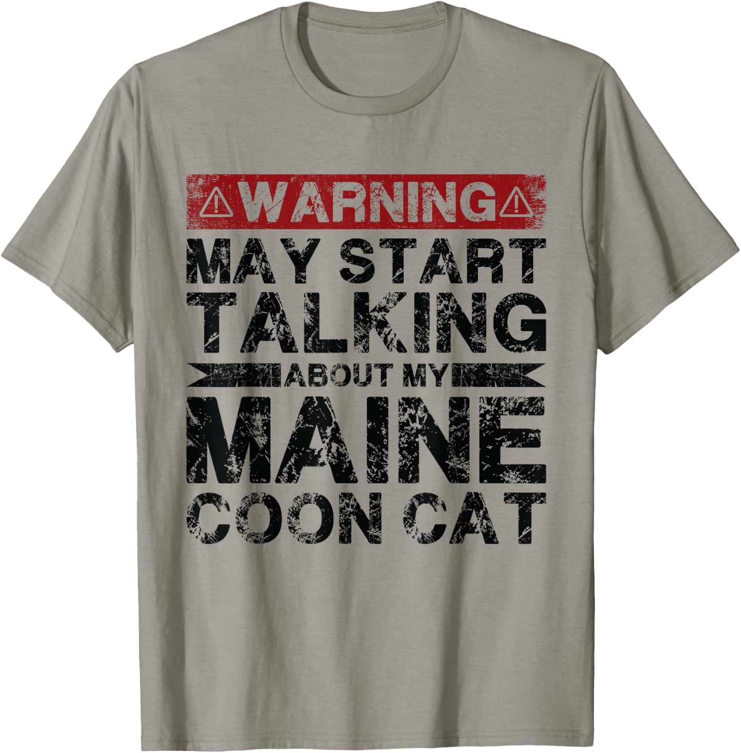 Warning May Start Talking About My Maine Coon Cat Women T-Shirt - T-Shirt | Sand