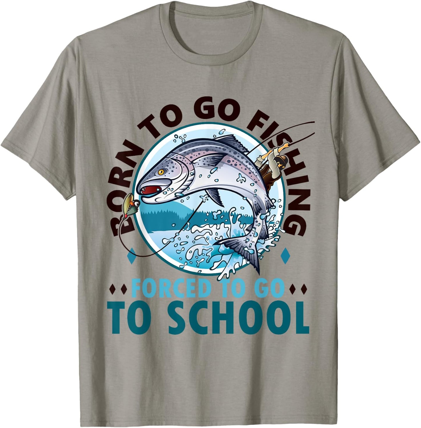 Unique Fishing Design Women Fishing Fish Fisherman T-Shirt - T-Shirt | Sand