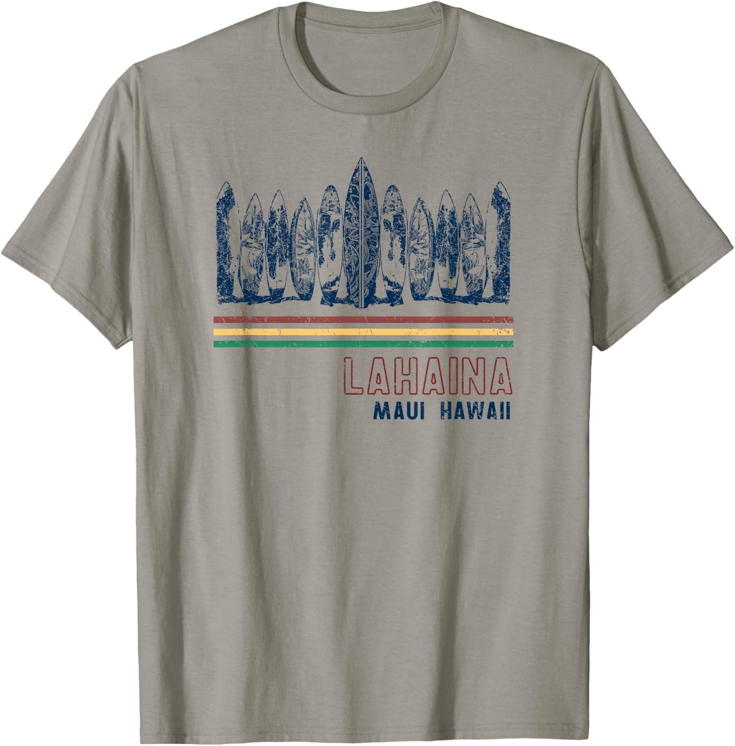 Hawaii Lahaina Maui Retro Surfing Vintage T-Shirt - T-Shirt | Sand