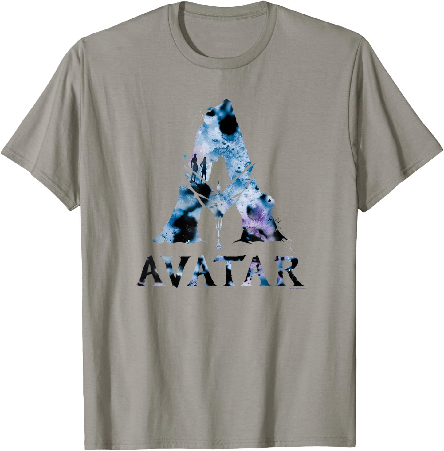 Avatar Banshee A Logo with Jake Sully and Na’vi Neytiri T-Shirt - T-Shirt | Sand