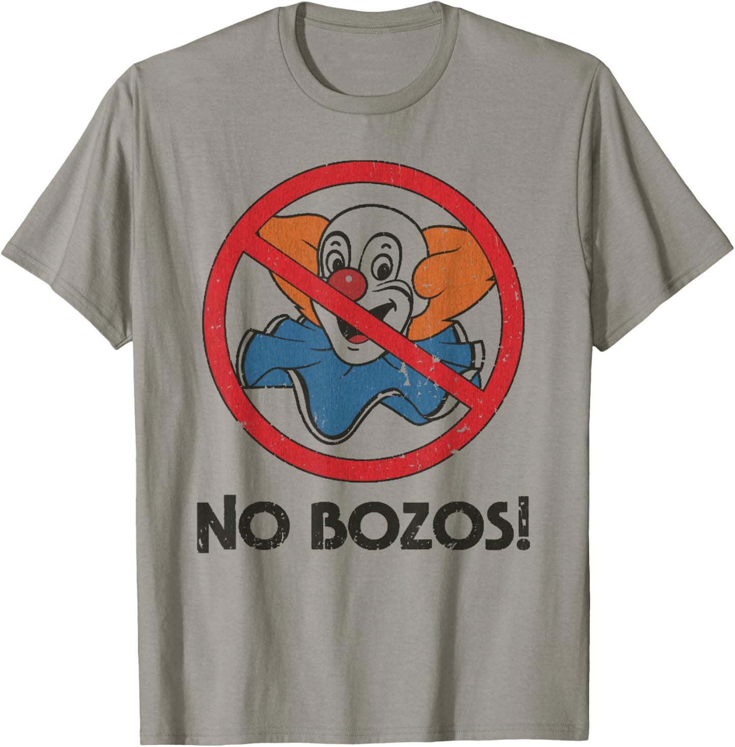 Vintage No Bozos 1983 Clowns T-Shirt - T-Shirt | Sand