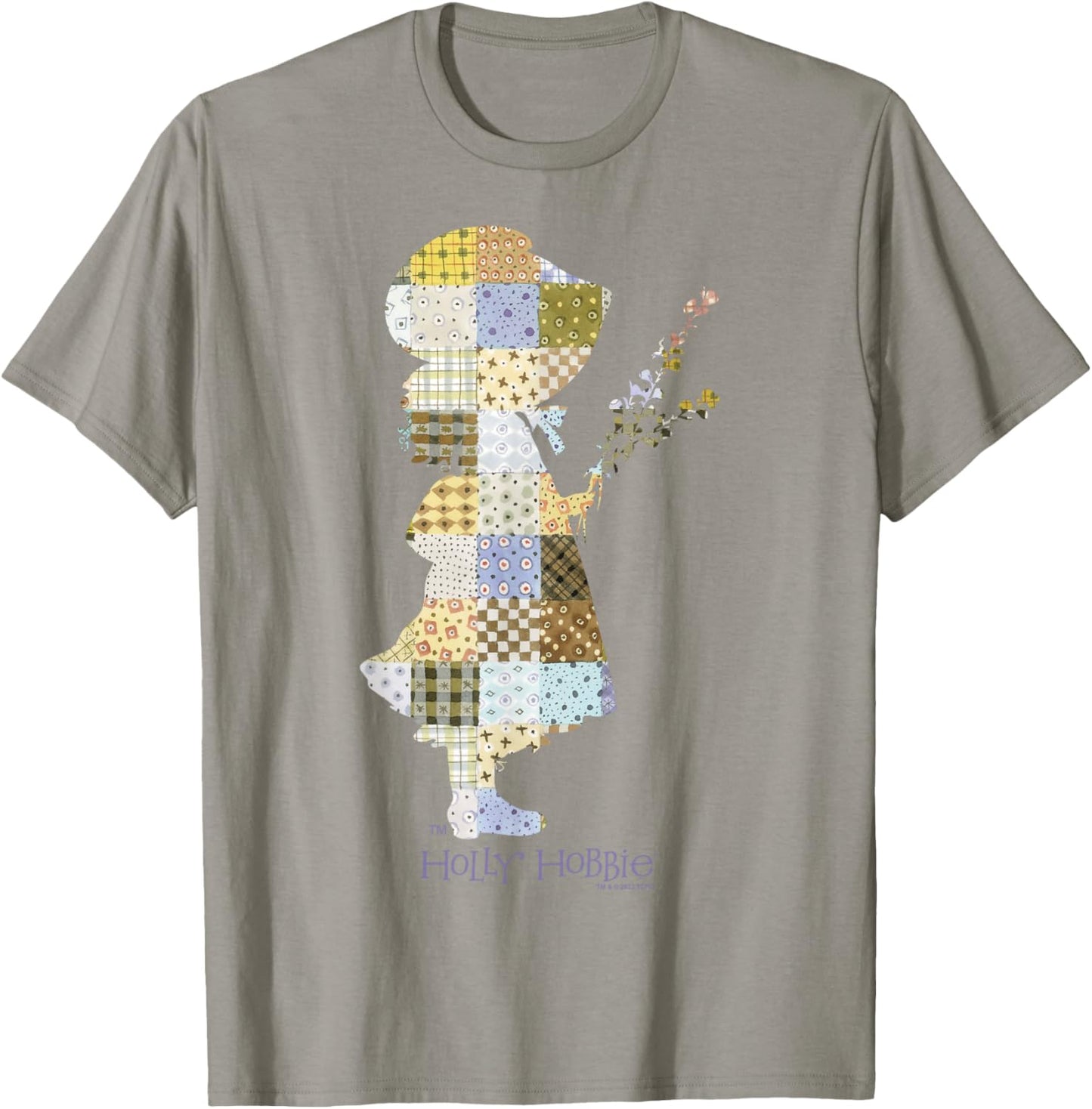 Holly Hobbie Quilt Fill Silhouette County Girl Classic T-Shirt - T-Shirt | Sand