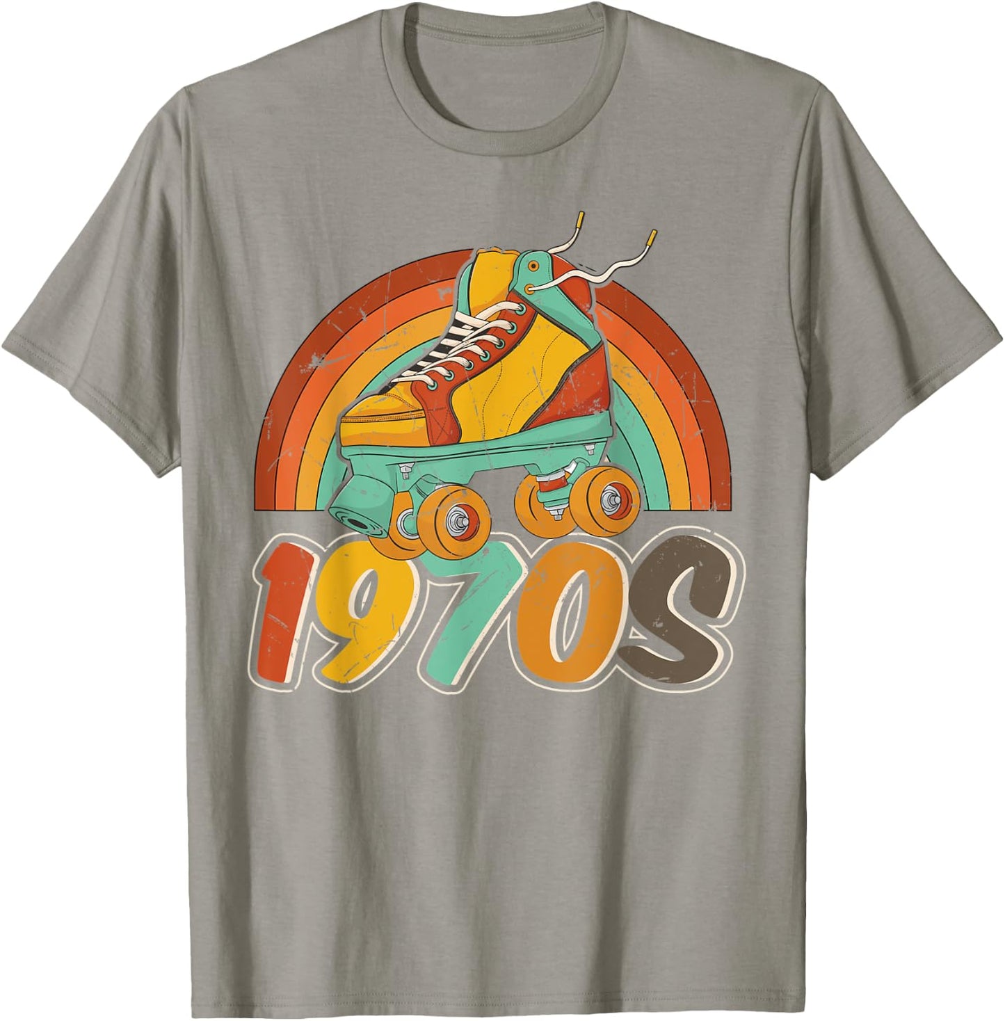 1970's Keep Rolling Funny Toodlers Best Skating Love T-Shirt - T-Shirt | Sand
