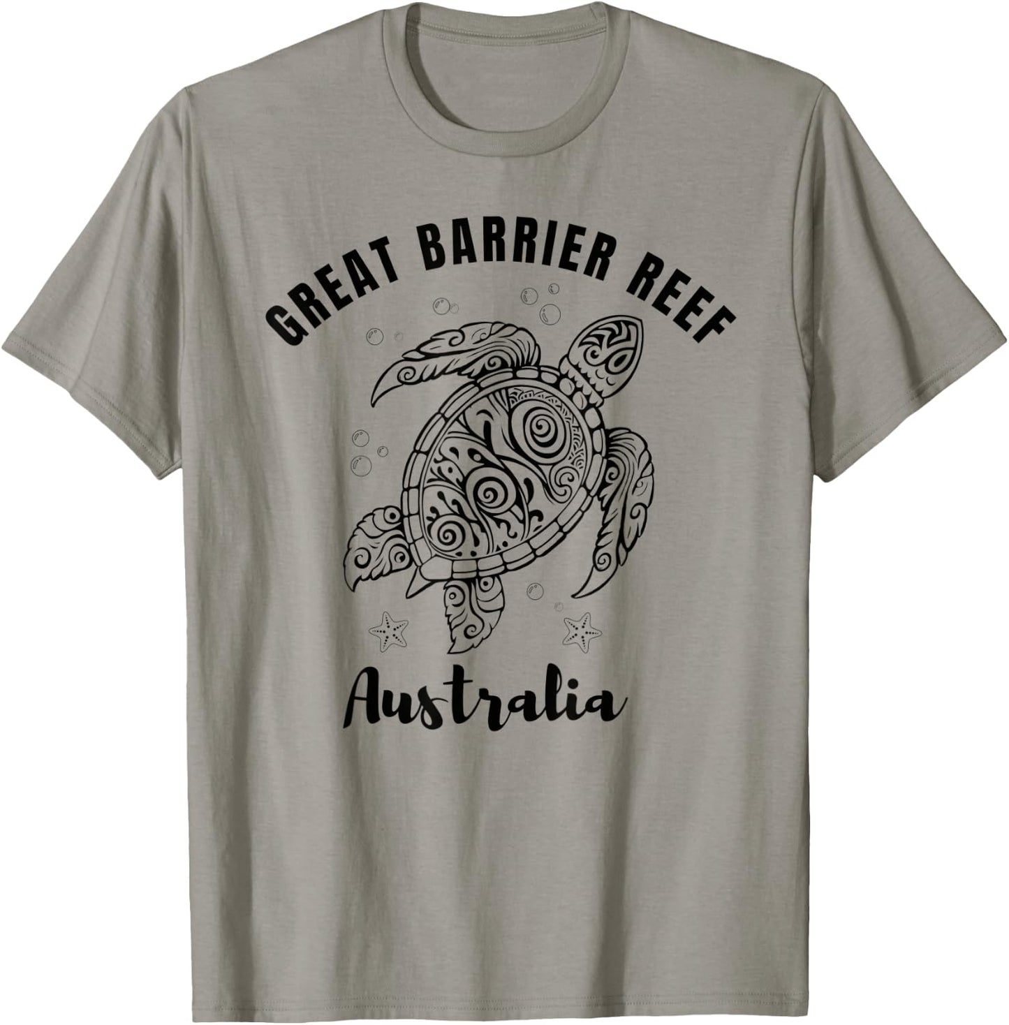 Swimming with Turtles, Great Barrier Reef, Australia T-Shirt - T-Shirt | Sand