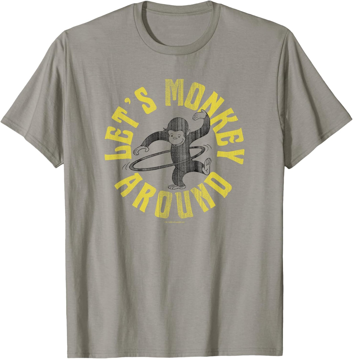 Curious George Let's Monkey Around Hola Hoop T-Shirt - T-Shirt | Sand