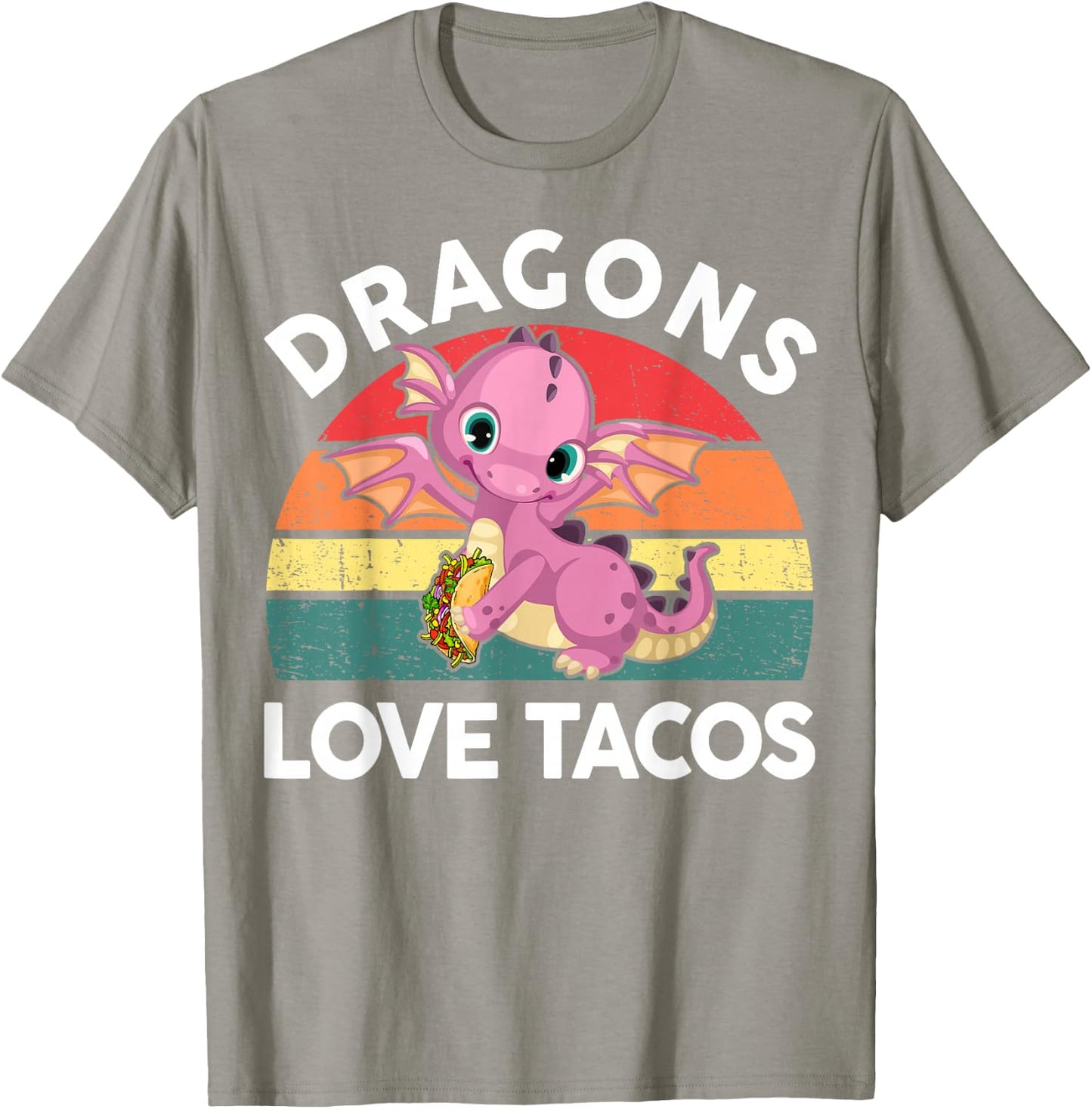 Dragons Love Taco Shirt Cinco Mayo Funny Mexican Boy Toddler T-Shirt - T-Shirt | Sand