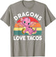 Dragons Love Taco Shirt Cinco Mayo Funny Mexican Boy Toddler T-Shirt - T-Shirt | Sand