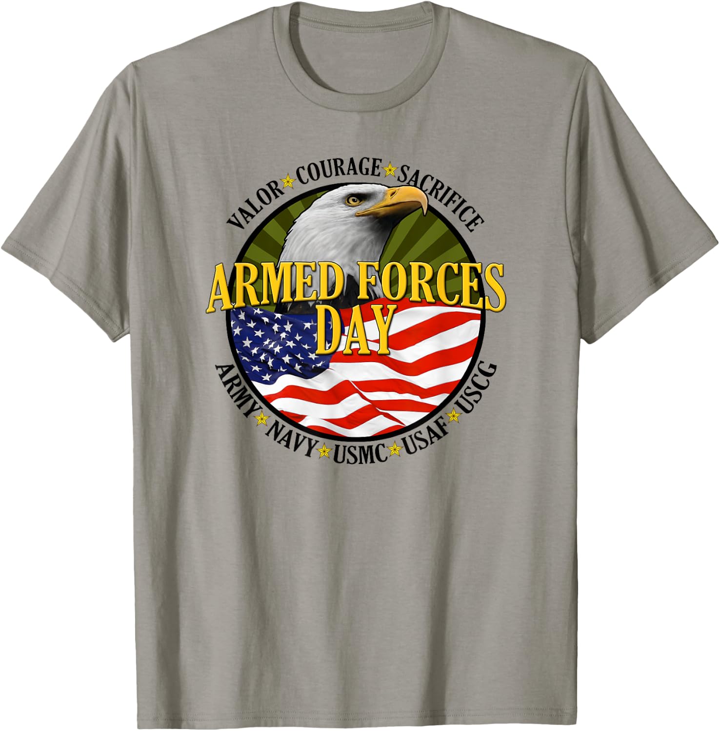 Armed Forces Day T-Shirt - T-Shirt | Sand