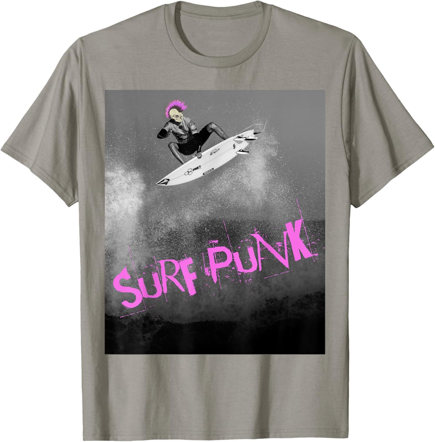 Surf Punk - Violent Pink T-Shirt - T-Shirt | Sand