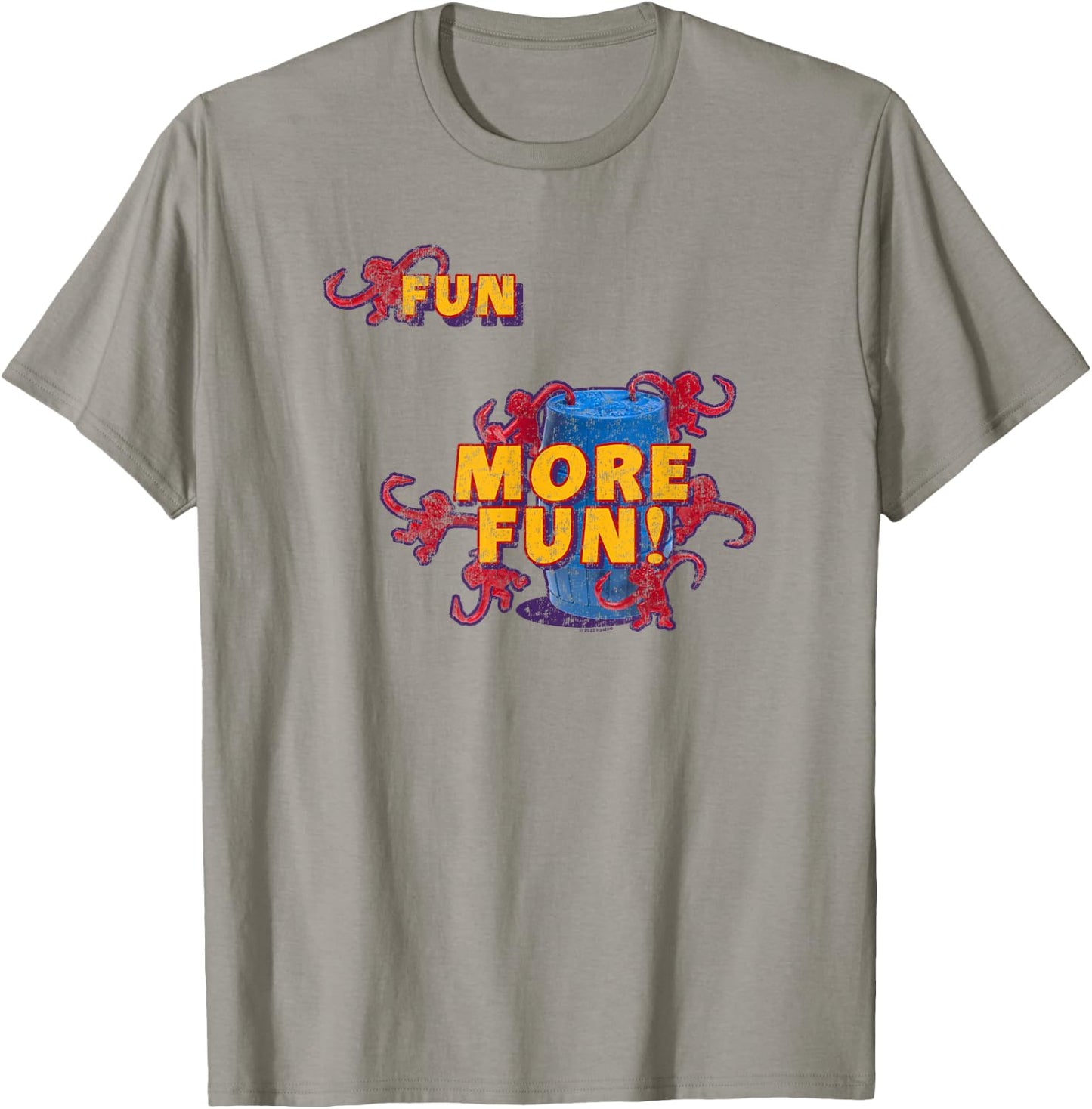 Fun More Fun! Vintage Barrel Logo T-Shirt - T-Shirt | Sand