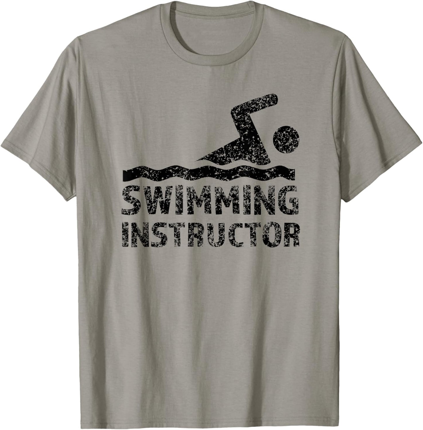Swimming Instructor Lesson Swim Coach T-Shirt - T-Shirt | Sand