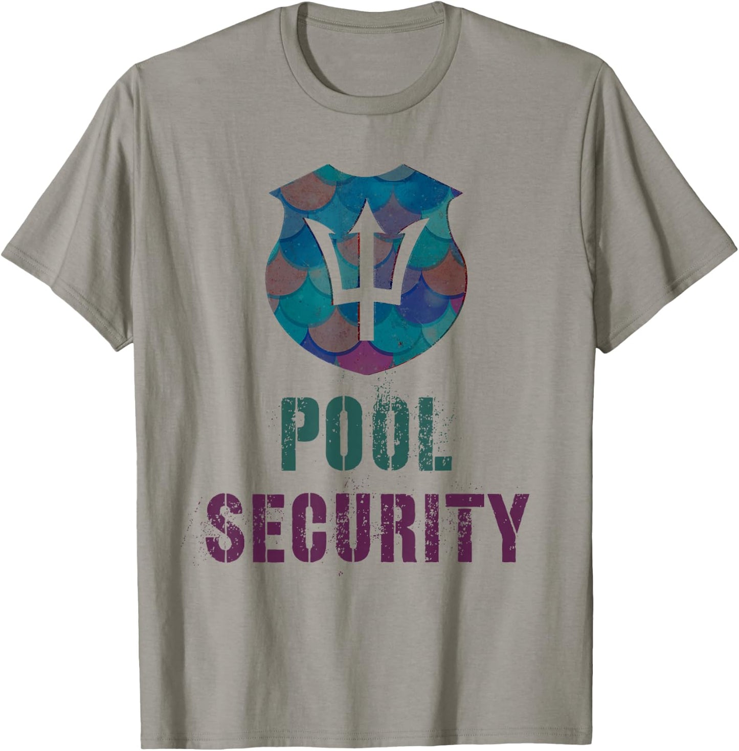 Funny POOL SECURITY Vacay Police Off Duty Lifeguards Merdad T-Shirt - T-Shirt | Sand