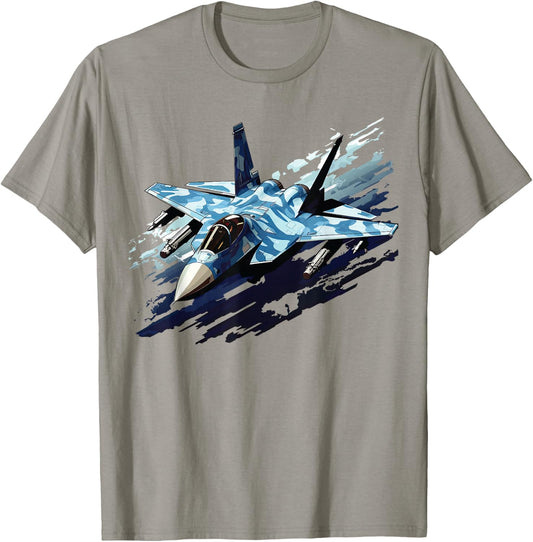 F-15 Strike Eagle Military Fighter Jet Kids Toddler Boys Men T-Shirt - T-Shirt | Sand