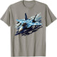 F-15 Strike Eagle Military Fighter Jet Kids Toddler Boys Men T-Shirt - T-Shirt | Sand
