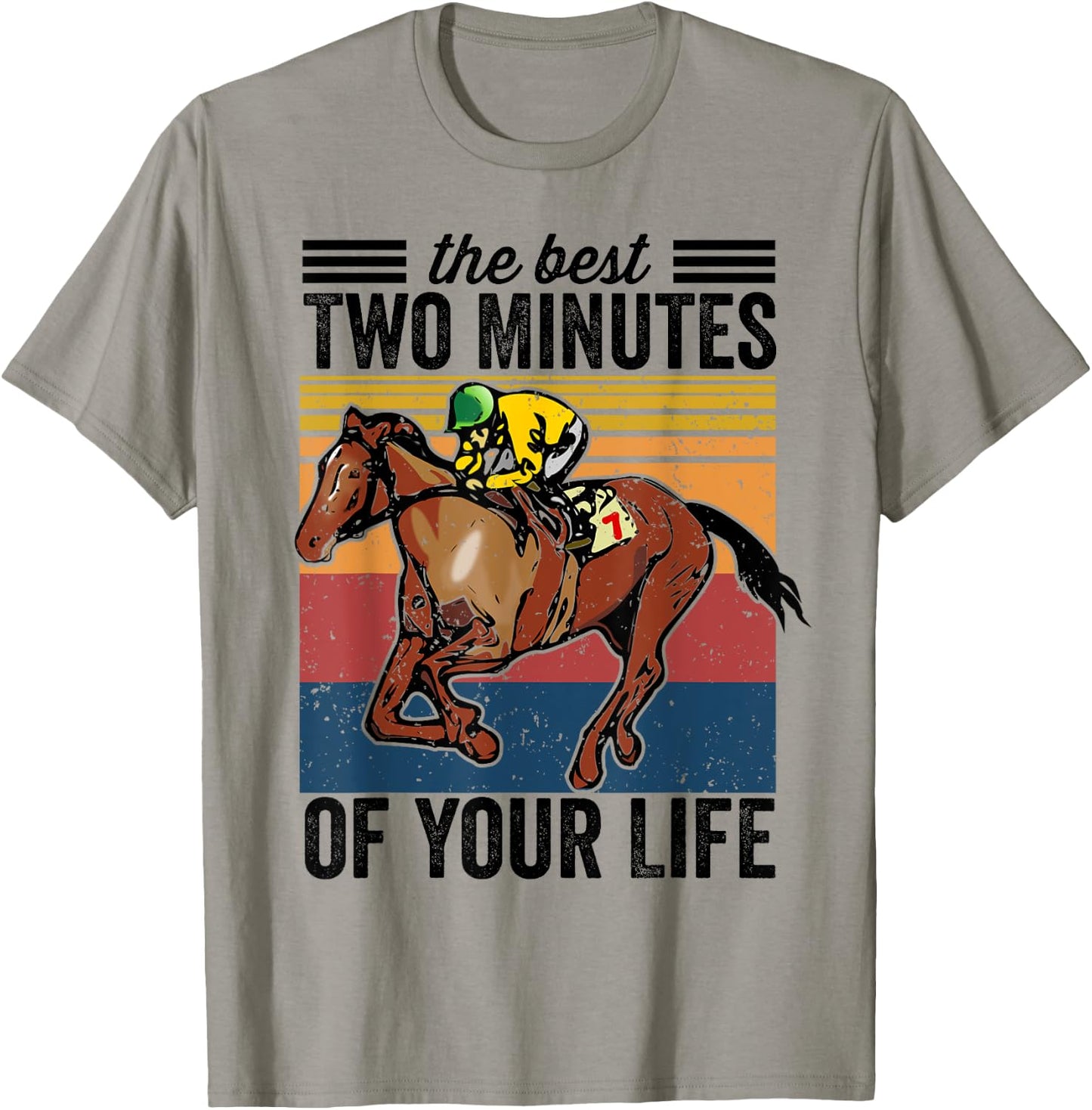 Funny Horse Racing Shirt Men Women Horse Race Derby Day T-Shirt - T-Shirt | Sand
