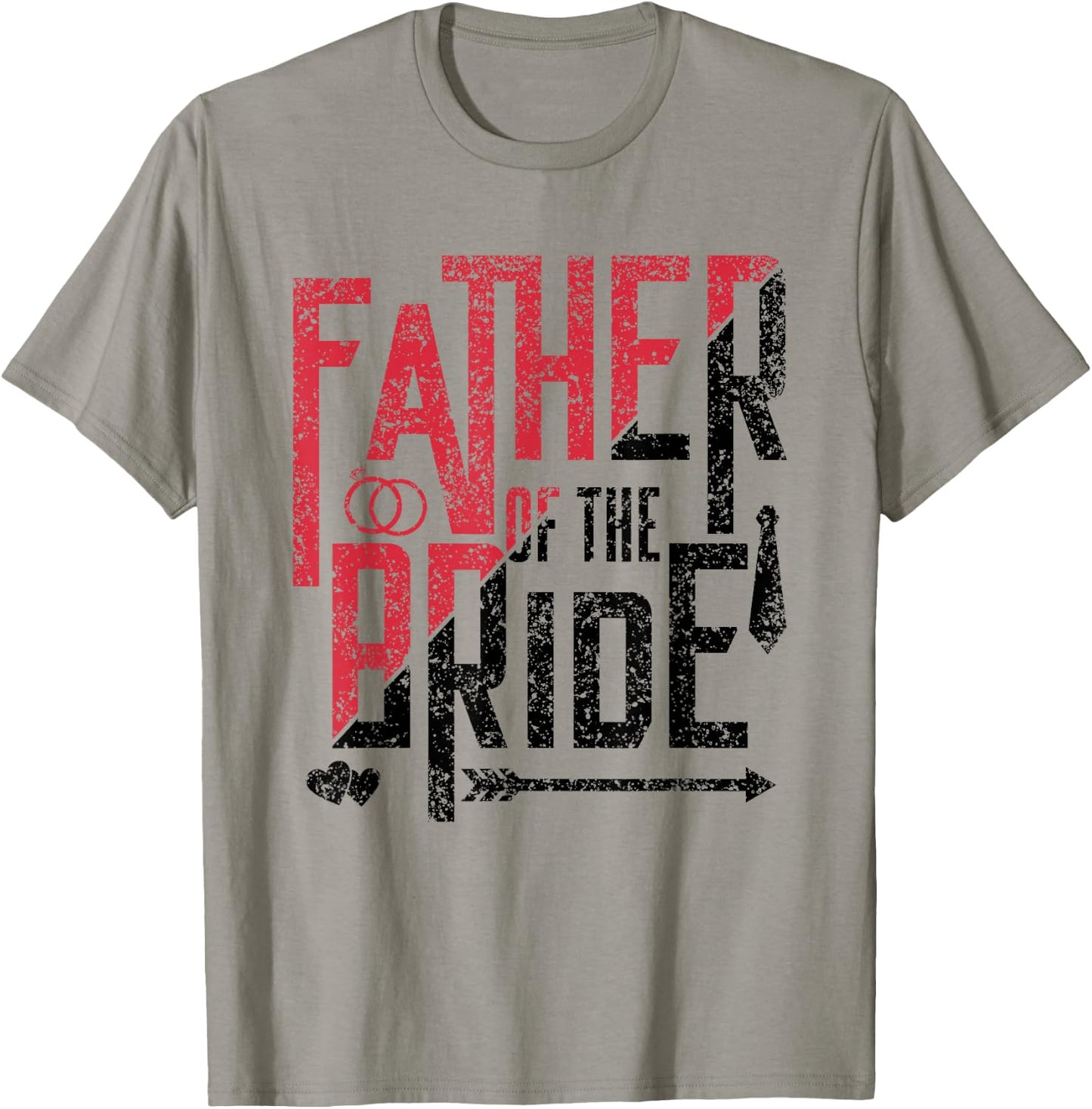 Father Of The Bride Cute Bachelorette Wedding Party T-Shirt - T-Shirt | Sand