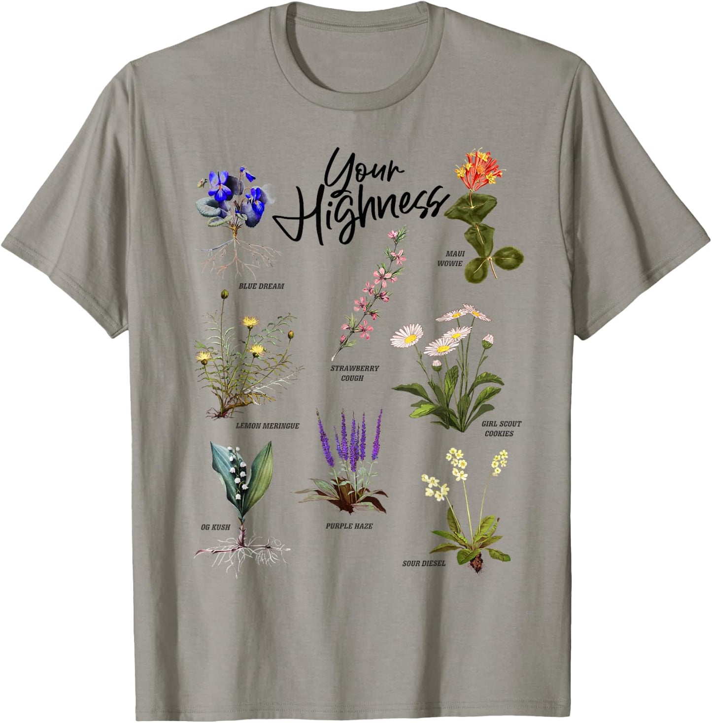 Your Highness – Strains T-Shirt - T-Shirt | Sand
