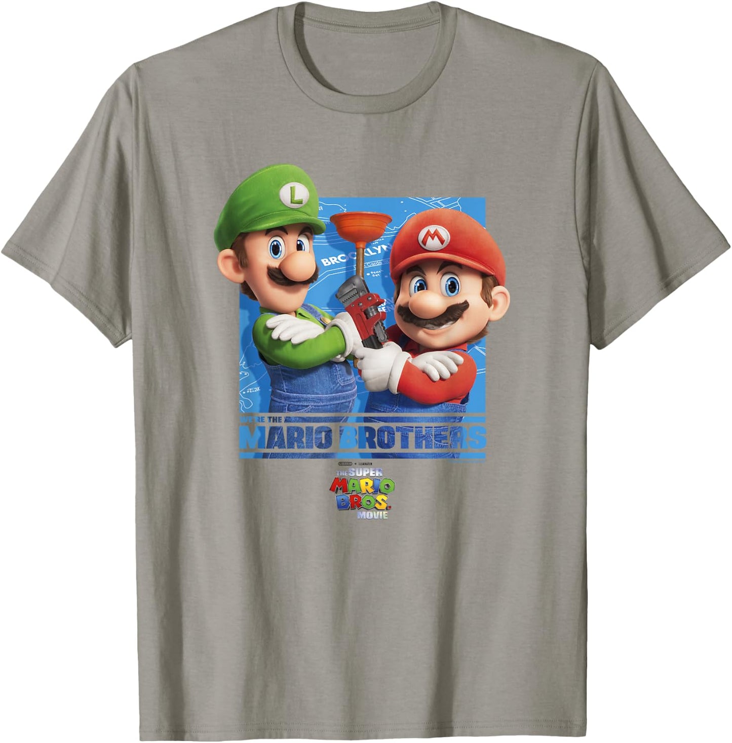 The Super Mario Bros. Movie We're The Mario Brothers Poster T-Shirt - T-Shirt | Sand