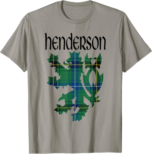 Clan Henderson Tartan Scottish Family Name Scotland Pride T-Shirt - T-Shirt | Sand