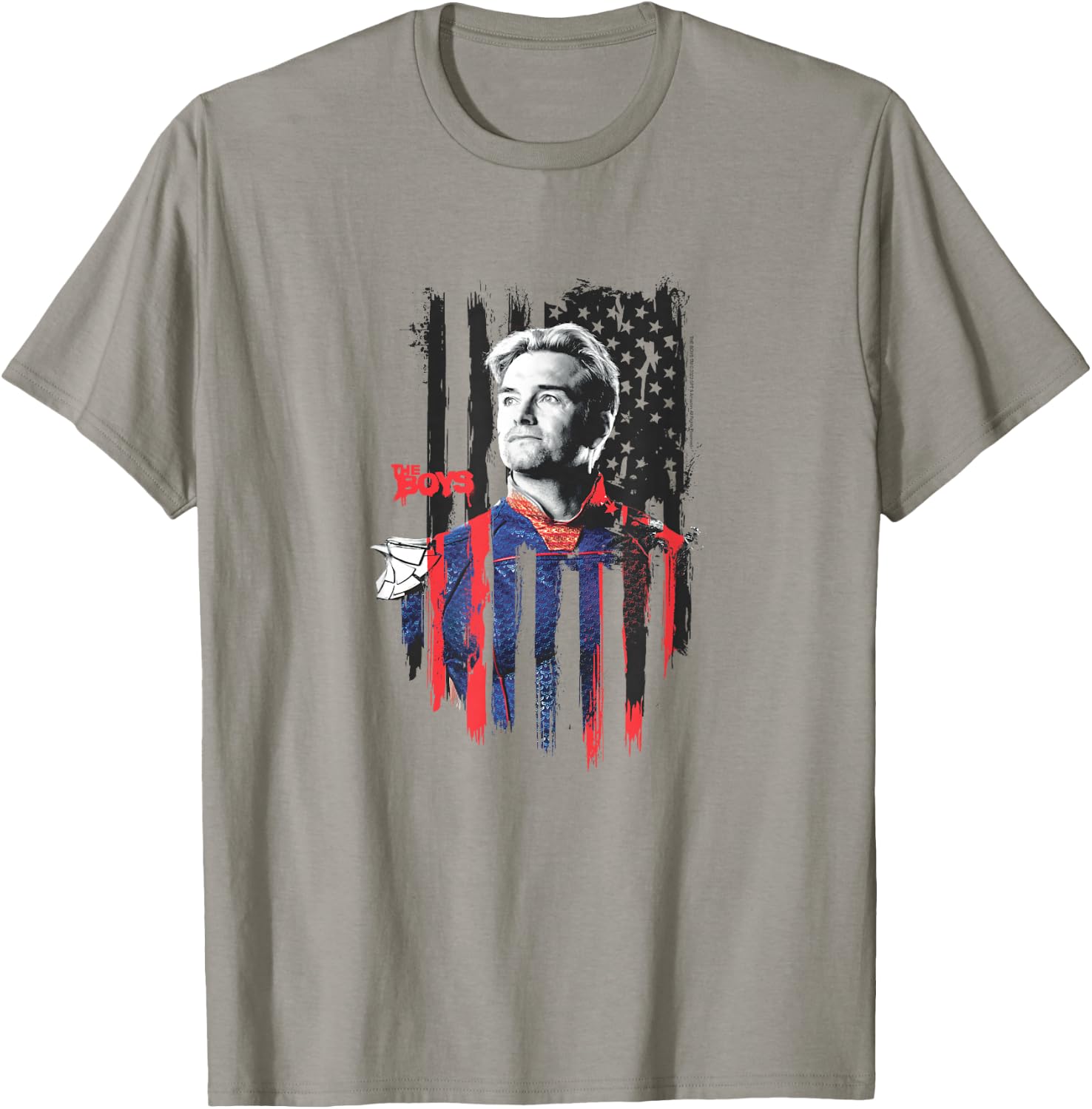 The Boys Homelander American Flag Patriotic T-Shirt - T-Shirt | Sand