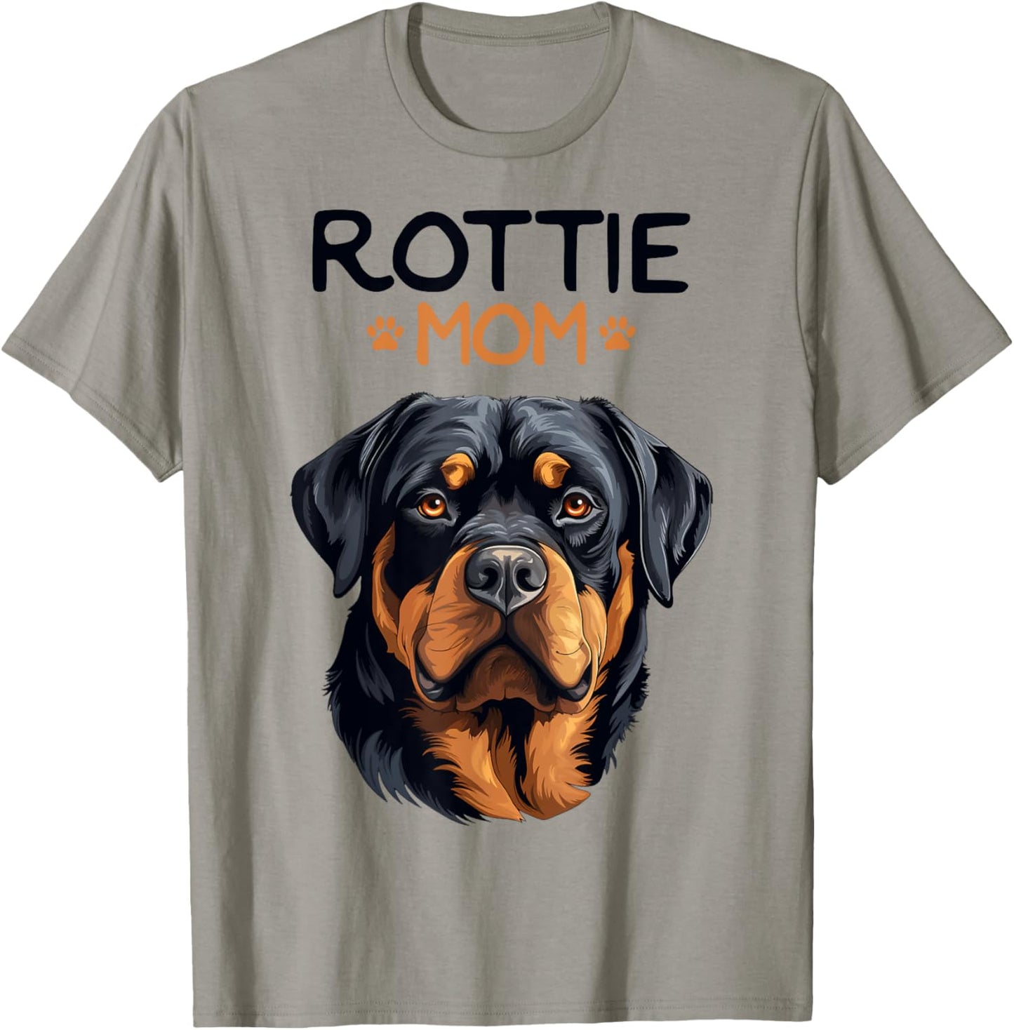 Rottie Mom Rottweiler Dog Mama Women Girls Kids T-Shirt - T-Shirt | Sand