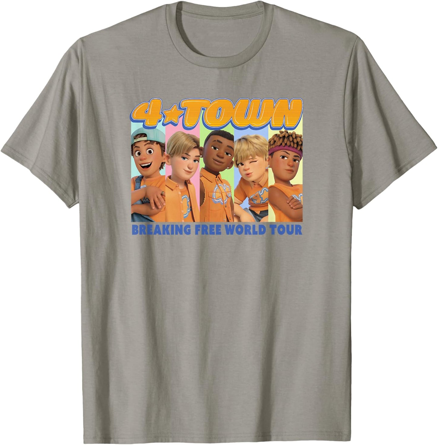 Disney Pixar Turning Red 4 Town Group World Tour T-Shirt - T-Shirt | Sand