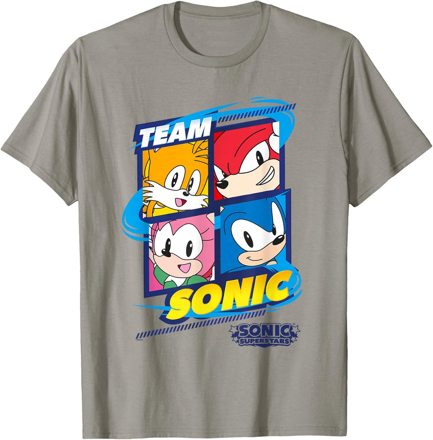 Sonic The Hedgehog, Sonic Superstars - Team Sonic T-Shirt - T-Shirt | Sand