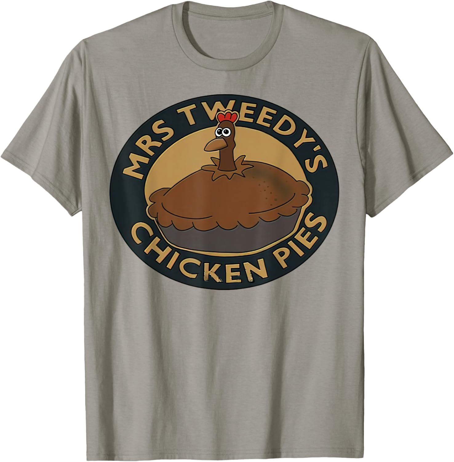 Mrs.Tweedy’s Chicken Pies T-Shirt - T-Shirt | Sand