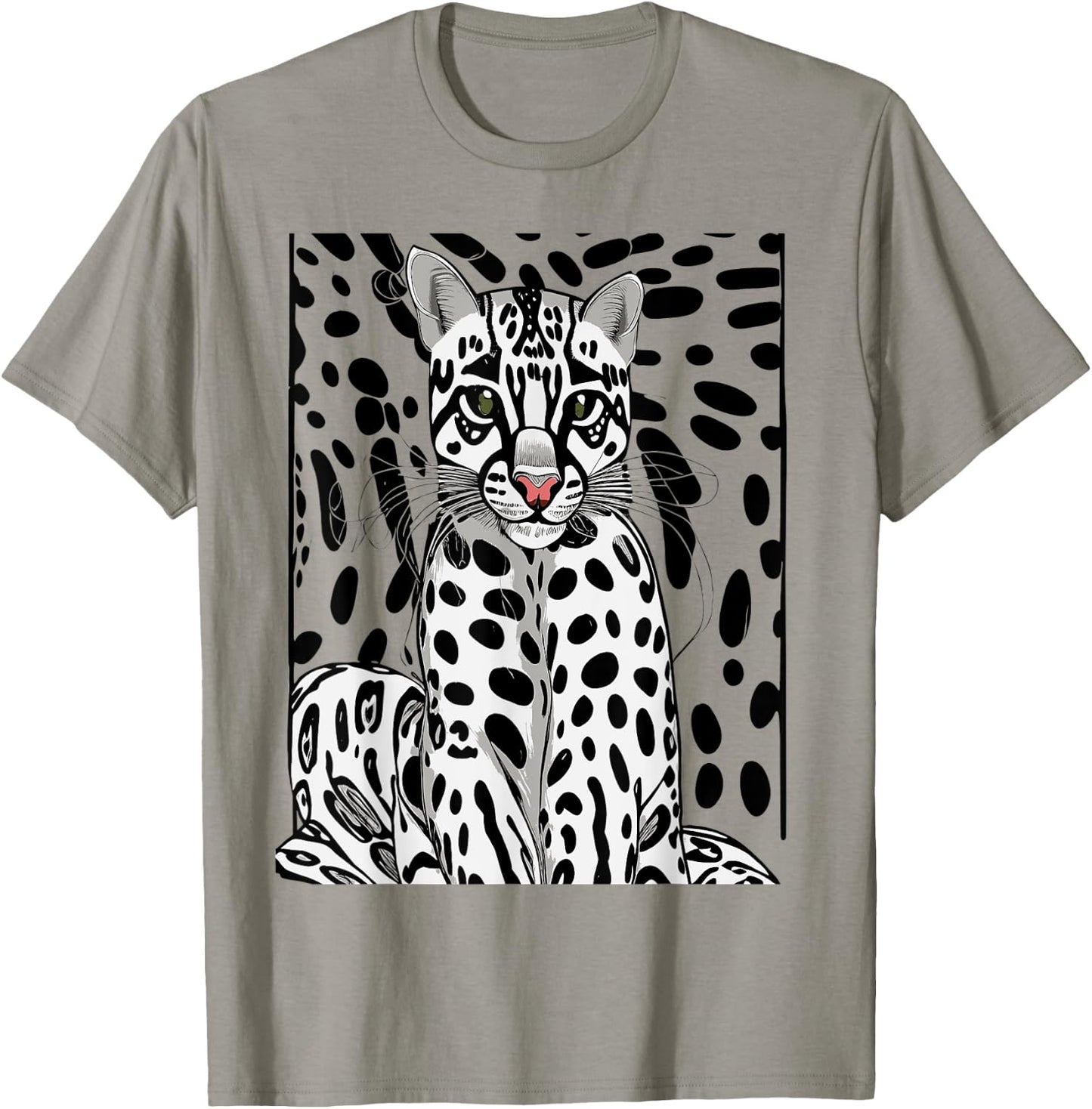 Ocelot Cat T-Shirt - T-Shirt | Sand