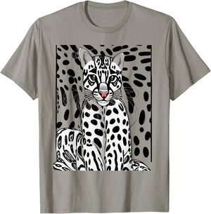 Ocelot Cat T-Shirt - T-Shirt | Sand